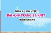 Bài 6.46 trang 27 Toán 6 Tập 2 Kết nối tri thức Bài 6.46 trang 27 Toán 6 Tập 2 Kết nối tri thức